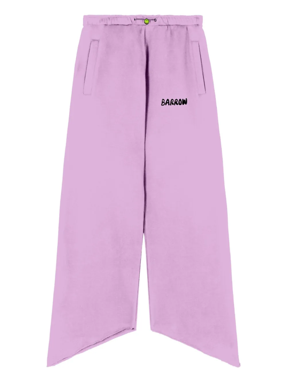 BARROW pocket-detail asymmetrical-hem track pants | Pink | Image 1