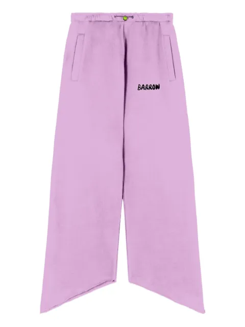 BARROW pocket-detail asymmetrical-hem track pants
