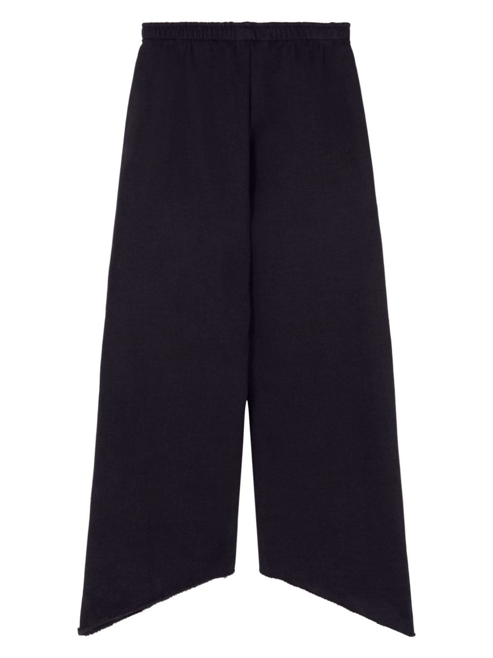 Shop Barrow Asymmetrical Elasticated Trousers In Black