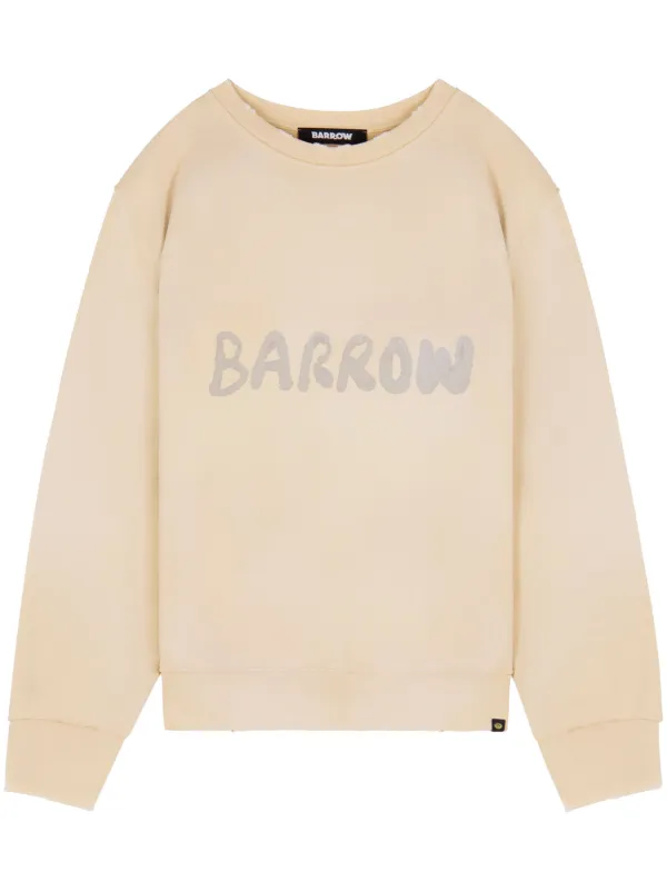 『Barrow』ロゴエンブレムスウェットシャツ BARROW ロゴ スウェットシャツ | ニュートラル | FARFETCH JP