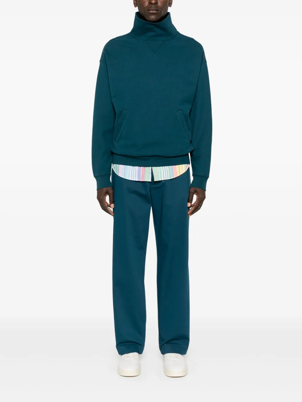 Levi's Sweater met geborduurd logo Blauw