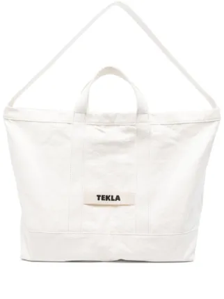 TEKLA ロゴ ビーチバッグ | ホワイト | FARFETCH JP