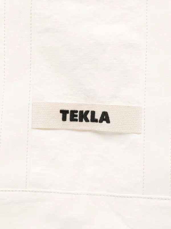 TEKLA ロゴ ビーチバッグ | ホワイト | FARFETCH JP
