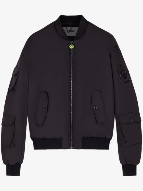 BARROW logo-appliqué bomber jacket