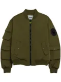 BARROW logo-appliqué bomber jacket - Black