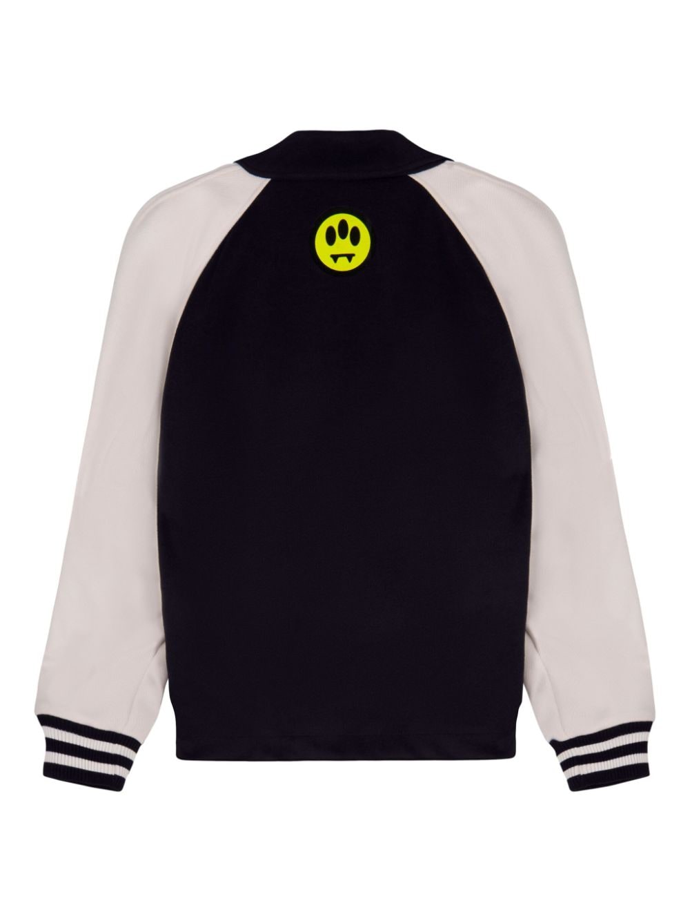 Shop Barrow Logo-print Varsity Jacket In 黑色