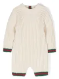 Gucci Kids rib stitch shorties - Neutrals
