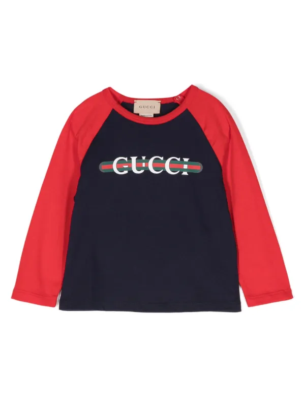 Gucci Kids printed cotton T shirt kids Cotton 12 18 Red