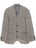 Giorgio Armani Pre-Owned 2000s textured blazer - Grey