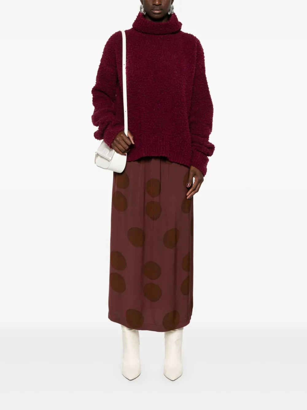 umawang Uma Wang Rok met stippen - Rood