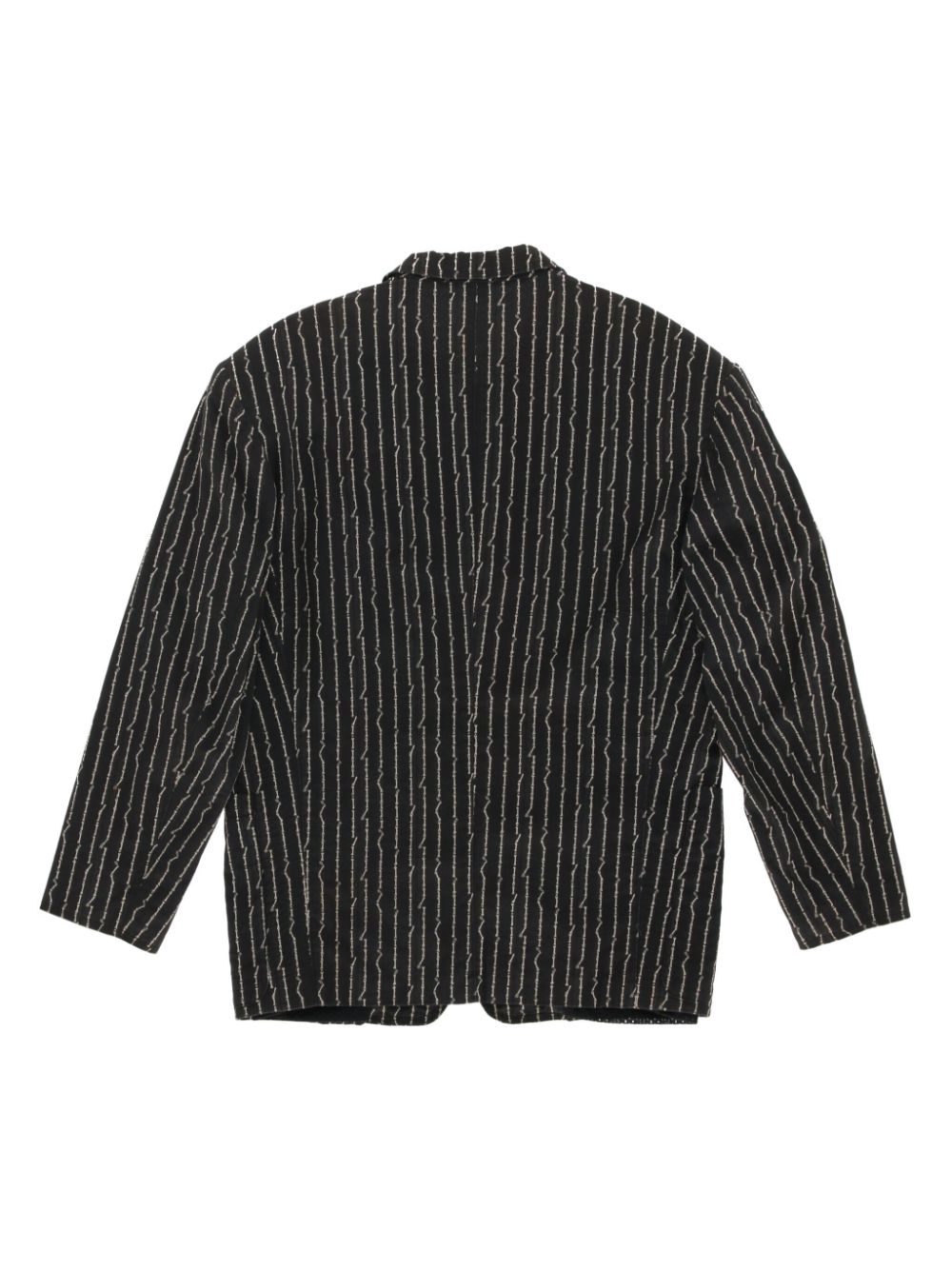 Jean Paul Gaultier Pre-Owned 1980s pinstripe blazer - Zwart