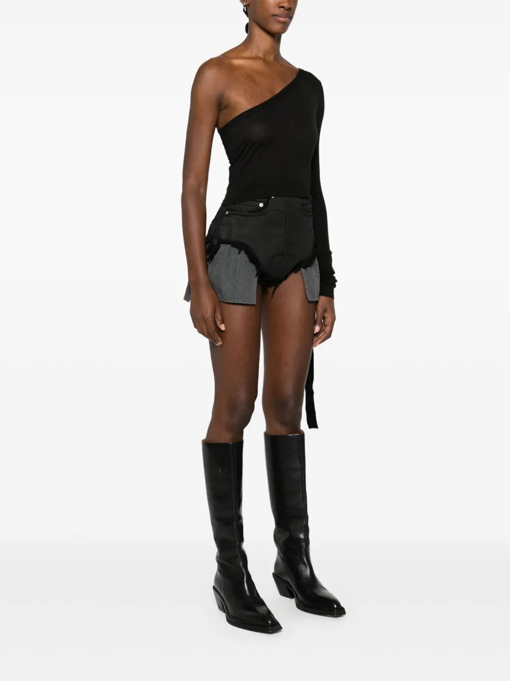 Rick Owens DRKSHDW Ziggy T-shirt Zwart