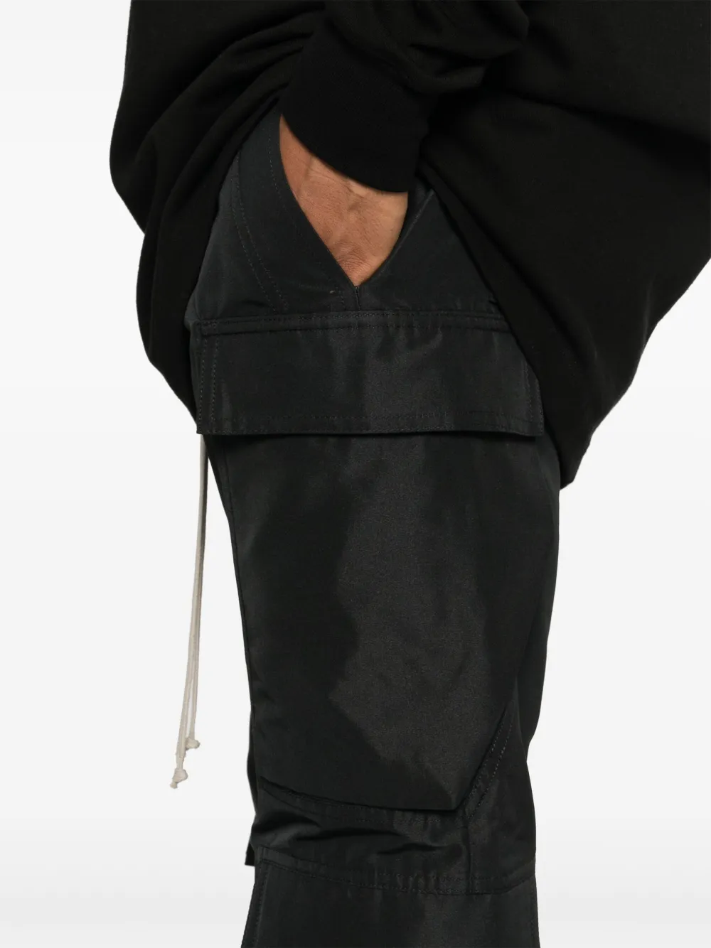 Rick Owens Mastodon Megacargo broek Zwart