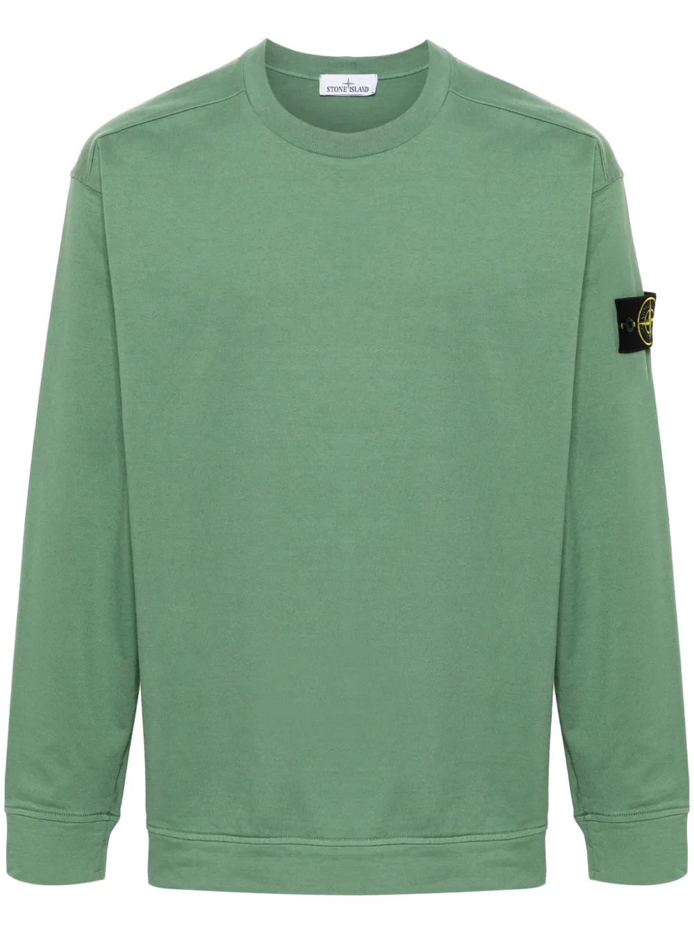 Stone Island Sweater met Compass-logopatch Groen