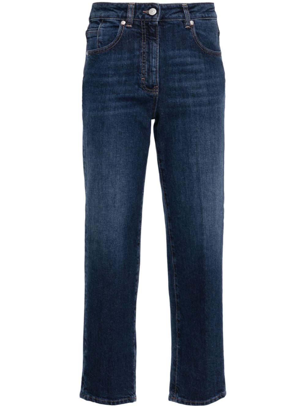 Peserico stretch-cotton jeans...