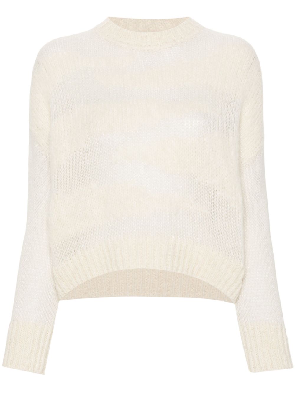 Peserico Sweater met ronde hals Wit