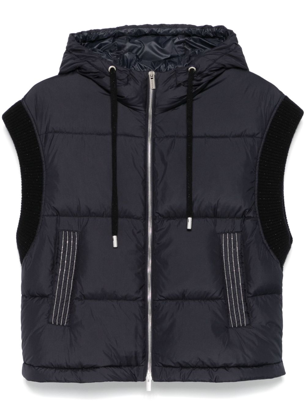 panelled-design gilet