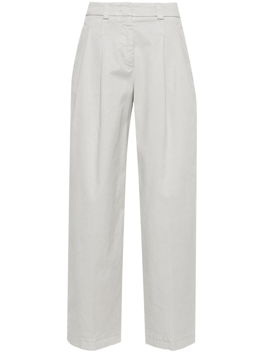 Peserico gabardine trousers - Grey