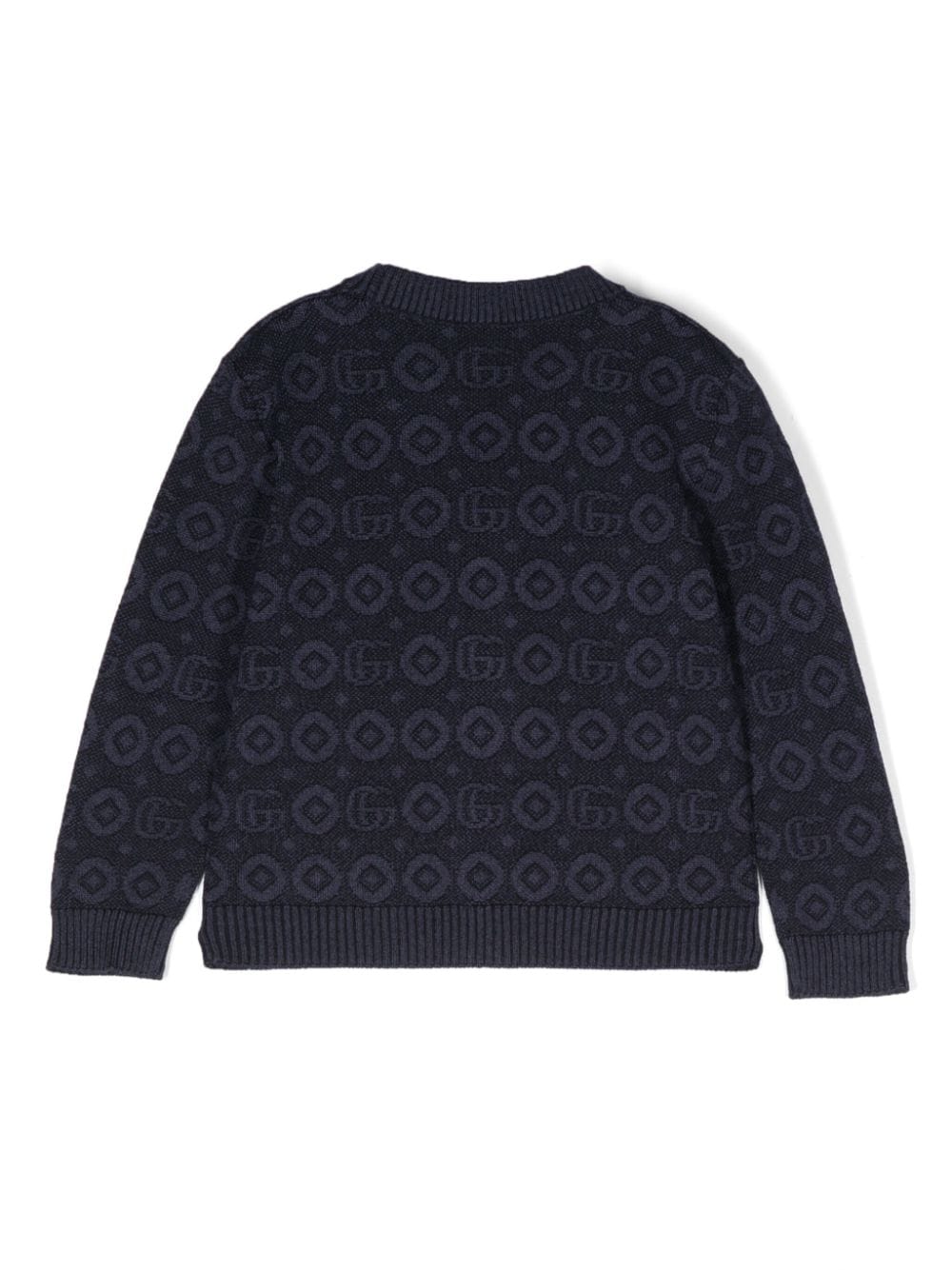 Gucci Kids GG jacquard cardigan - Blauw