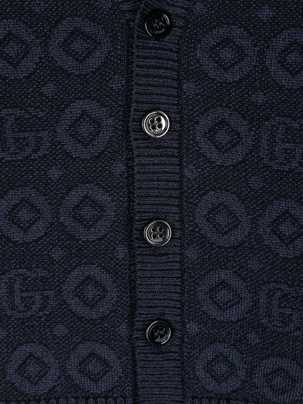 Gucci Kids Vest met GG-jacquard Blauw