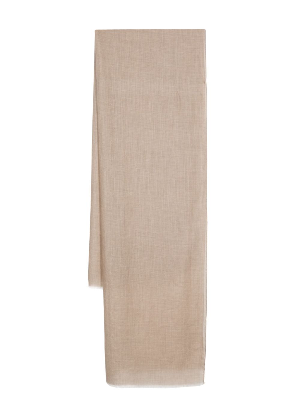 Shop D4.0 Fringed Scarf In Neutrals