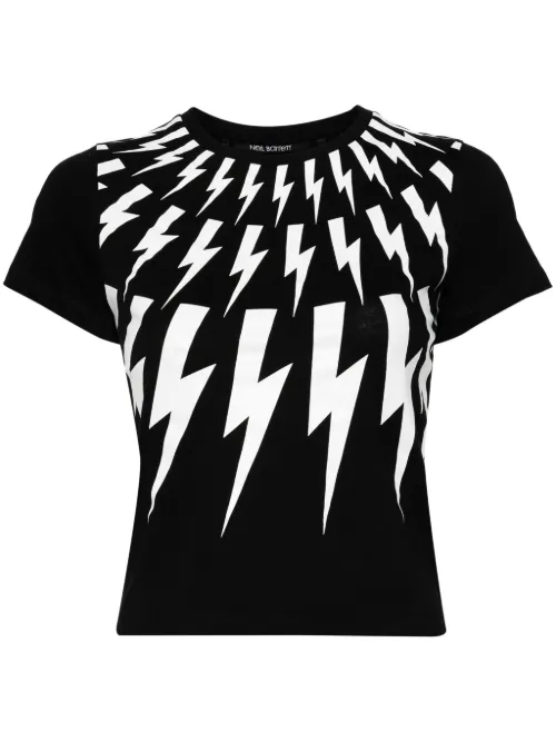 T-shirt à imprimé Thunderbolt - Neil Barrett - Modalova