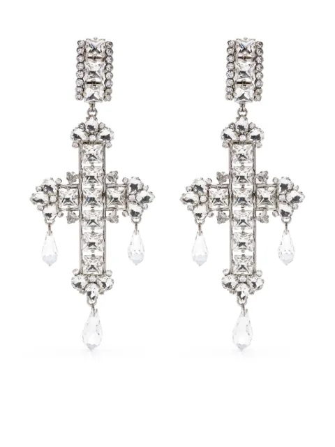 Alessandra Rich crystal-embellished earrings