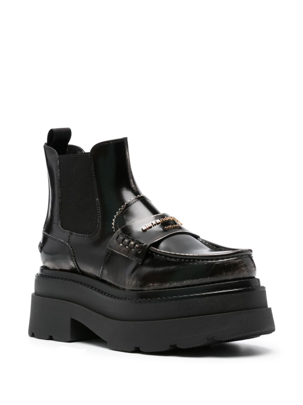 Shop Alexander Wang 75mm Carter Boots In Black