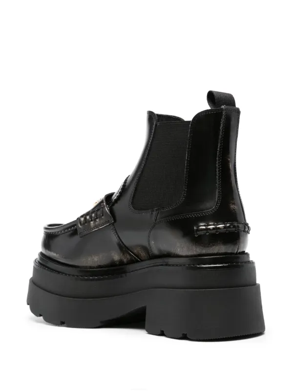 【関税込み】Alexander Wang ブラック Boot-Leg トラウザーズ Alexander Wang 75mm Carter Boots | Black | FARFETCH