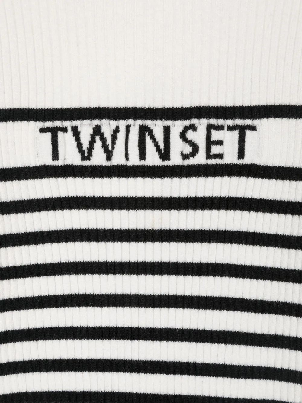 TWINSET Kids Gestreepte trui Wit