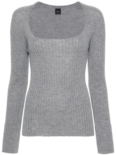 PINKO ribbed-knit top