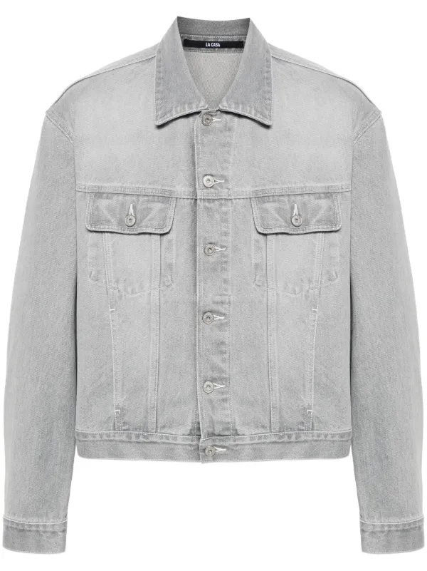 Jacquemus La Veste de-Nîmes Denim Jacket | White | FARFETCH