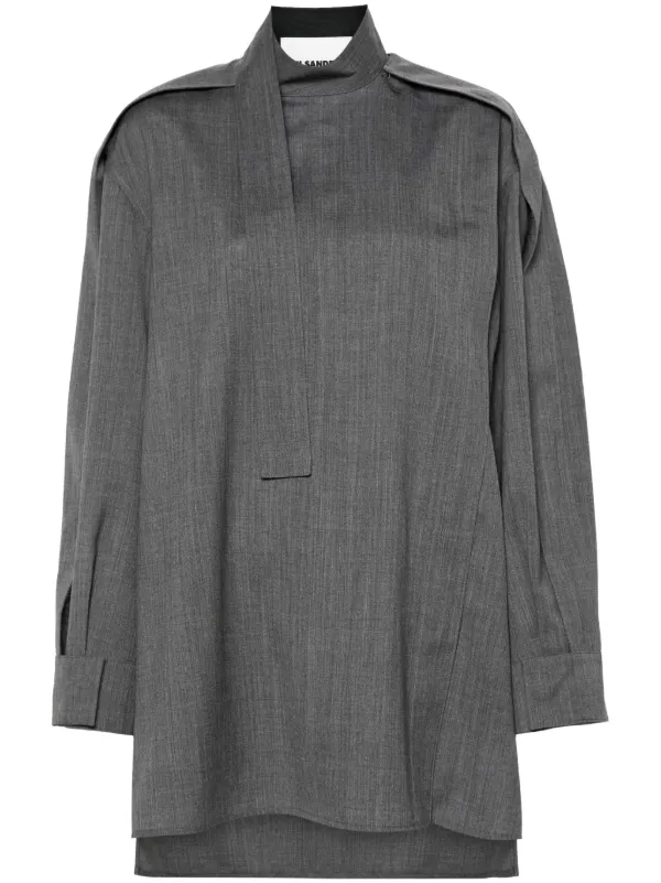Jil Sander ブラウス | グレー | FARFETCH JP
