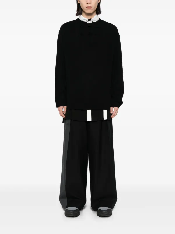 Yohji Yamamoto ボタン セーター | ブラック | FARFETCH JP