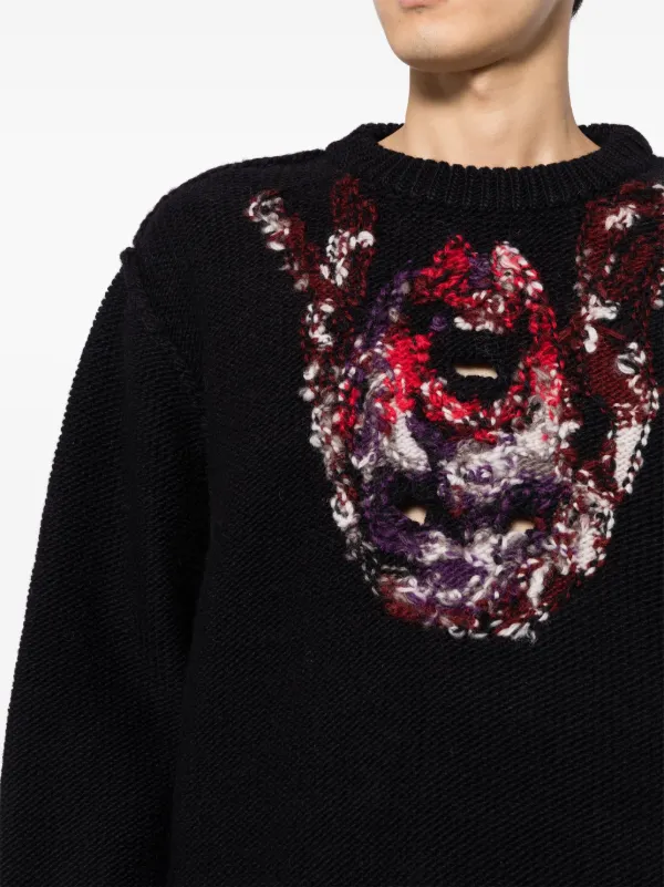 希少 美品doublet ブレイクアップエンブロイダリートラックプルオーバー