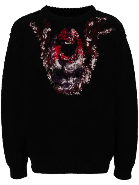 Doublet embroidered wool jumper