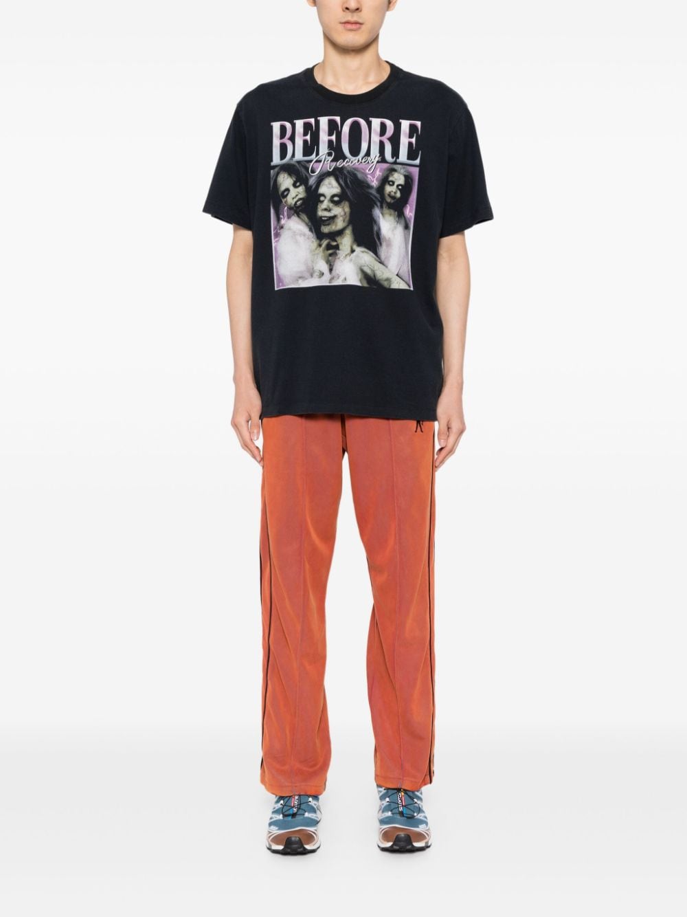 Doublet Before After Idol T-shirt - Zwart