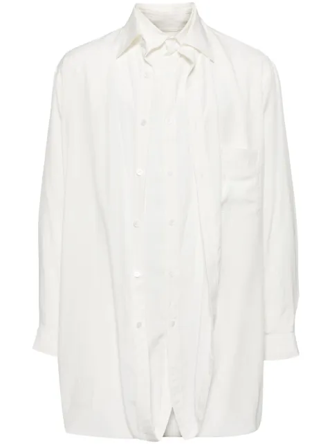 Yohji Yamamoto double-layered shirt