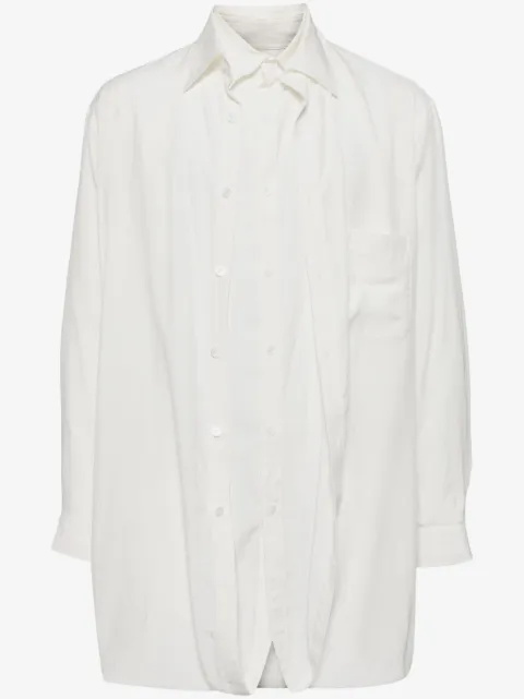 Yohji Yamamoto double-layered shirt