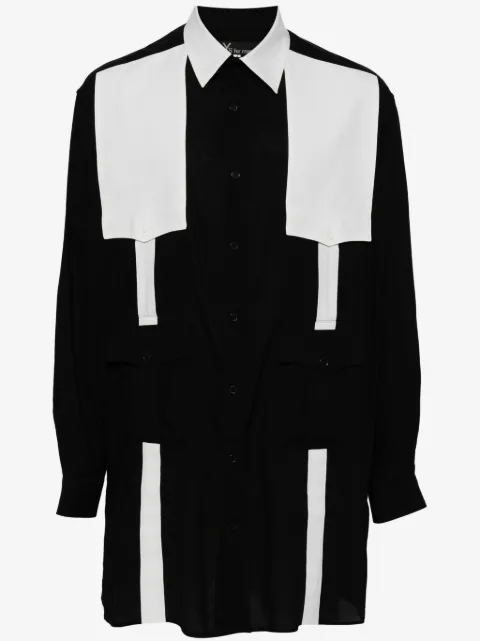 Yohji Yamamoto multi-pocket shirt