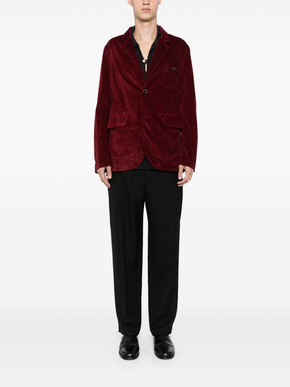 Shop Uma Wang Juno Jacket In Red