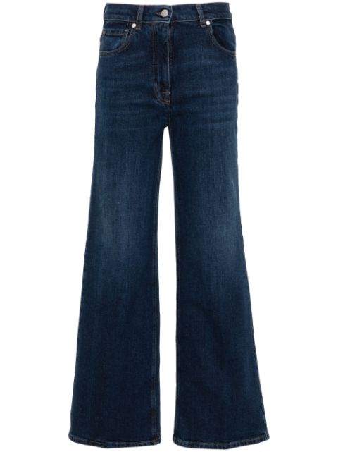 Peserico stretch-cotton palazzo jeans