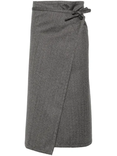 Sofie D'hoore wrap midi skirt