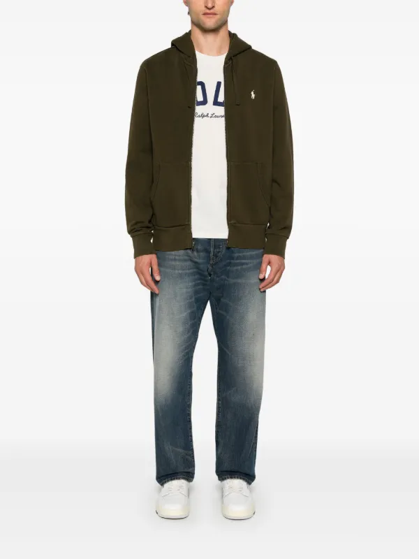 Polo Ralph Lauren Polo Pony-embroidered Hoodie | Green | FARFETCH