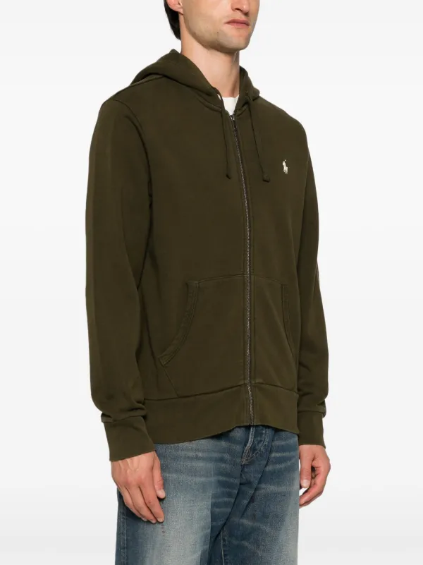 【送料&関税込】Polo Ralph Lauren Embroidered Pony Hoodie Polo Ralph Lauren Polo Pony-embroidered Hoodie | Green