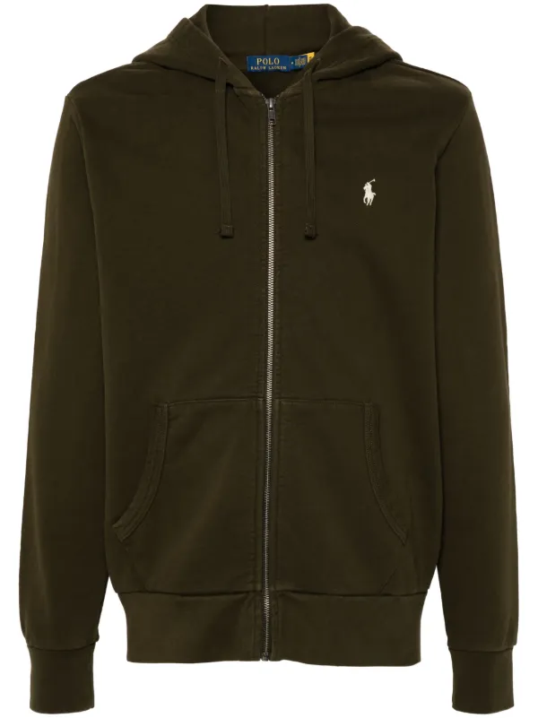 polo olive green hoodie