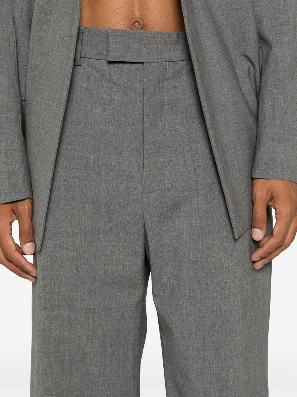 MSGM Broek met logopatch Grijs