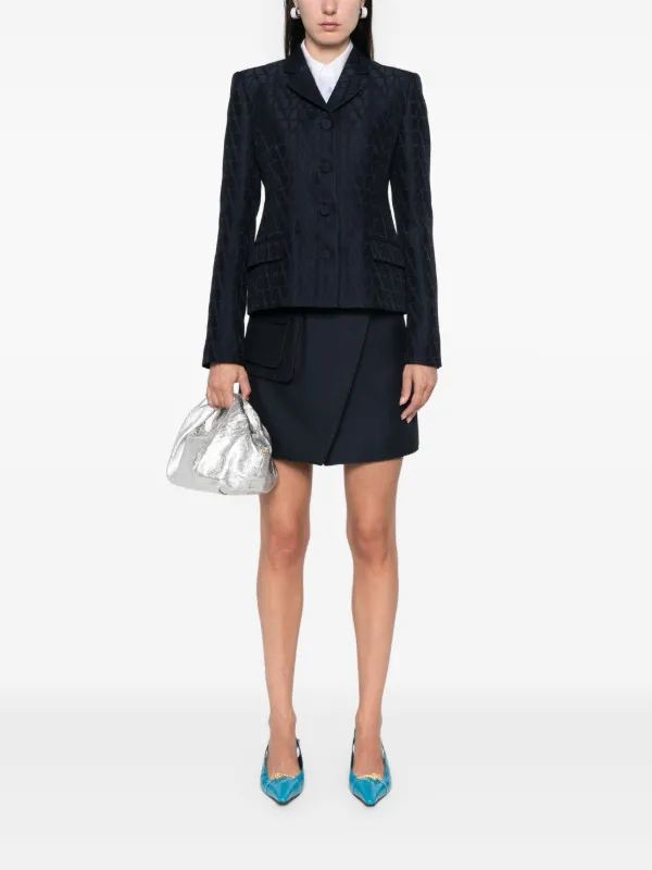 【送料&関税込】Valentino toile Iconographe Blazer Valentino Garavani Toile Iconographe Blazer | Blue | FARFETCH BH