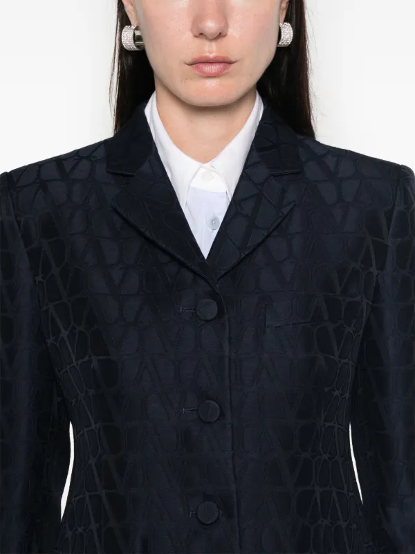 【送料&関税込】Valentino toile Iconographe Blazer Valentino Garavani Toile Iconographe Blazer | Blue | FARFETCH BH