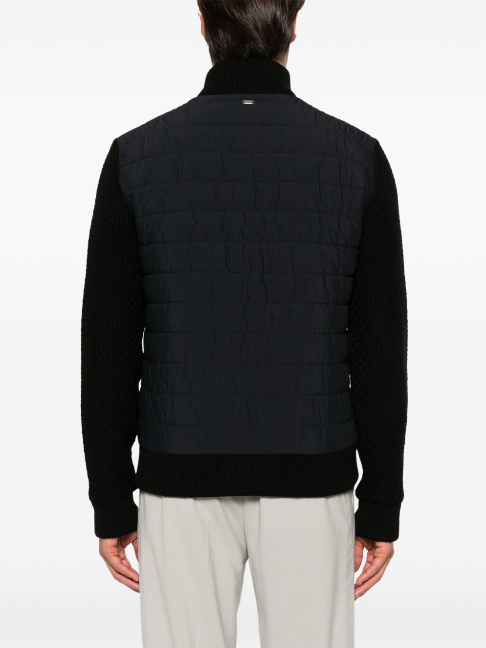 Shop Herno Resort Bomber Jacket In Black